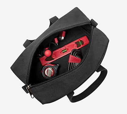 Rothco GI Style Mechanics Tool Bag, Heavy-Duty Canvas Tool Storage - color: Charcoal Grey