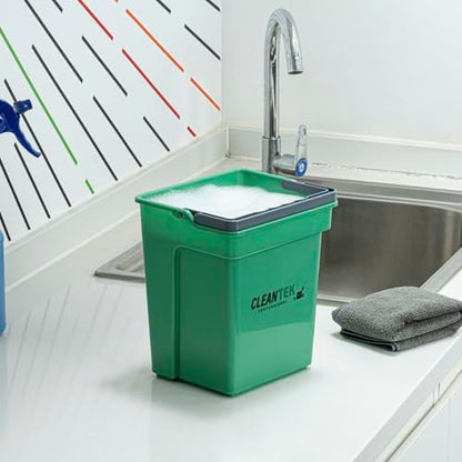 Restaurantware 4 qt Green Cleaning Bucket - color: Green, size: 4 Quarts
