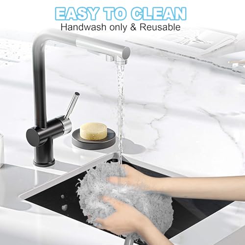 Eunice Ceiling Fan Cleaner Duster with Extension Pole, Blue 7FT - color: Blue, size: 7FT