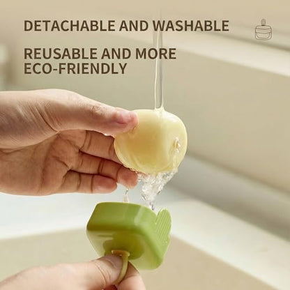 [Zootails] Reusable Gel Lint Roller Ball – Washable & Portable Sticky Hair Remover for Clothes, Pet Hair, Travel – Eco-Friendly Mini Lint Roller, Strong Stickiness, No Refills Needed