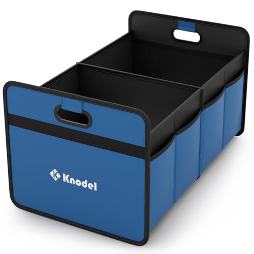 K KNODEL Foldable Trunk Storage Organizer for Car and Suv (Small, Blue) - color: Blue, size: Small