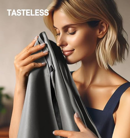 Waterproof Apron with Comfortable Adjustable Bib Rubber Vinyl Dishwasher Heavy Duty Apron for Men Women Dishwashing - color: Grey
