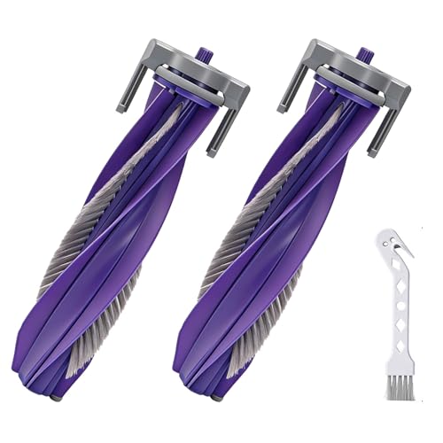 2 Pack Roller Brush for Narwal Freo Z10 / Z Ultra/Pro/X Plus/X Ultra, Zero-Tangling Self-Cleaning Replacement Parts Accessory Kit - color: Roller Brushes