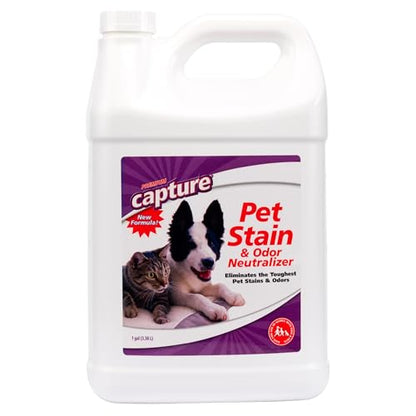 Capture Pet Stain & Odor Remover - Enzyme Pet Odor Eliminator - 1 Gallon - size: 128 Fl Oz (Pack of 1)