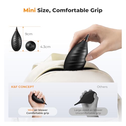 K&F Concept Soft Tip Camera Air Blower, Compact Size for Multiple Devices