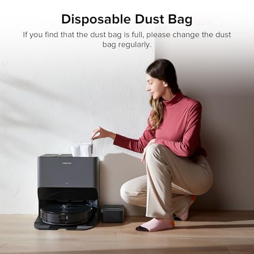 Roborock 6-Pack Disposable Dust Bags for Robot Vacuum Cleaner S8 Pro Ultra, S7 Max Ultra, S7 MaxV Ultra, S8+, Q5 Max+, Q5 DuoRoller+, Q5 Pro+, Q7 Max+, Q8 Max+, Q5 Max+, Q5+, Q10 S5+, Q10 X5+, Q7 M5+ - size: 2-Dust Bag