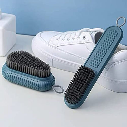 Cleaning Brush Soft Bristle Brush Laundry Scrub Brush Clothes & Shoes Brush - color: White