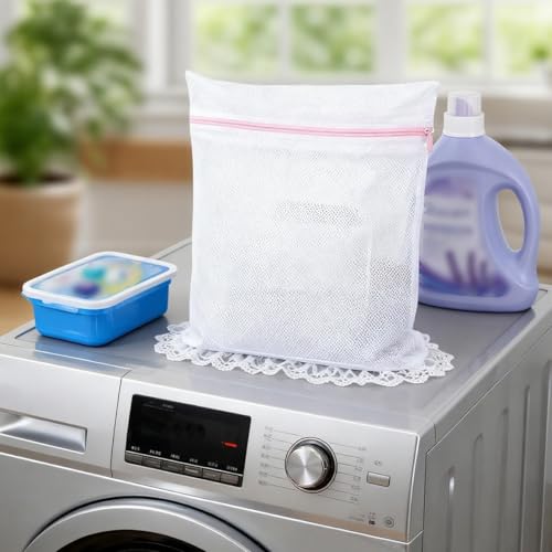 Mesh Laundry Bags for Delicates with Zipper, Travel Storage Organize Bag