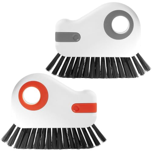 2 Pcs 2 in 1 Window Track Cleaner, Groove Cleaning Brush - color: 2 Pcs