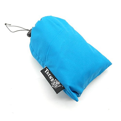 TRENDBOX Foldable Wash Basin Sink Water Bag Portable Mini 8.5L for Footbath Camping Hiking Outdoor Durable Design - color: Blue