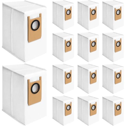 14-Pack Replacement Dust Bags Compatible with for Eufy Omni S2, S1, S1 Pro Omni Robot Vacuum Cleaner, Large Capacity Dirt Disposable Vacuum Bags