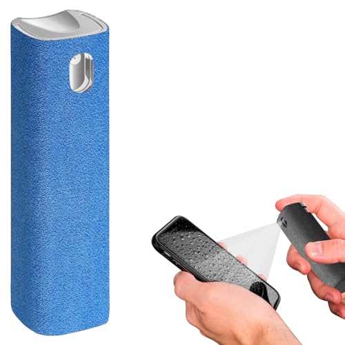 iO CLEAN Mini Screen Cleaner Spray, 2-in-1 Touchscreen Mist Cleaner, Blue - color: Blue