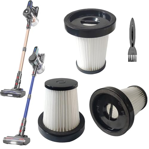 3 Pack Hepa Filters Compatible with NADALY A13 Cordless Vacuum, Spare Filter Parts or Accessories for NADALY Wireless Vacuum. - size: 3 pack