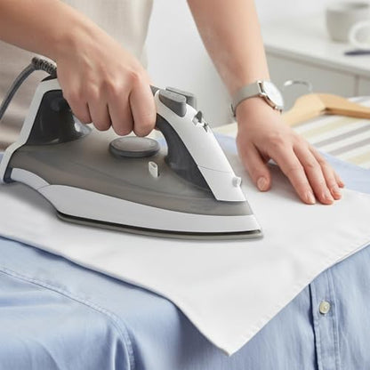 39.3 X 39.3 Inch Pressing Cloth for Ironing, Large Cotton Ironing Cloth to Protect Clothes Iron Clothes Fabric Press Clothing Sewing and Ironings Fabric Protector Press Tool for Silk Organza