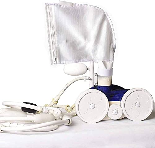 Pool Spa Part Nylon Mesh Pool Cleaner All Purpose Bag - size: 2 pack zipper bag