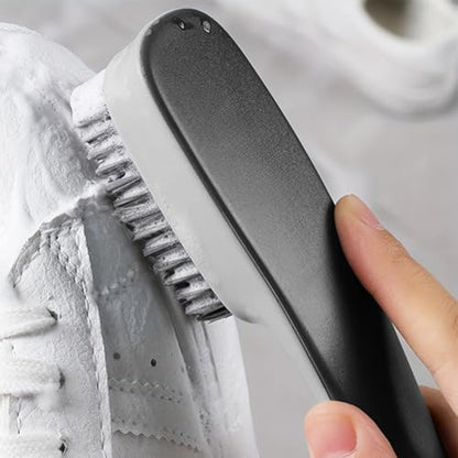 1 Pack Shoes Cleaning Brush, Handheld Scrubbing Brush–Multifunctional Cleaning Tools for Shoes, Laundry, Tile, Bathtub-Grey - color: Gray