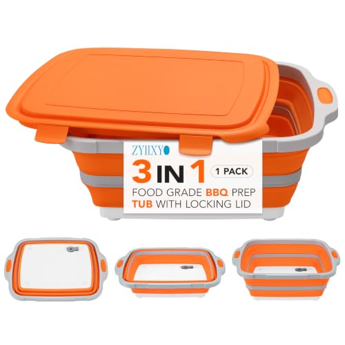 Foldable outdoor chopping board