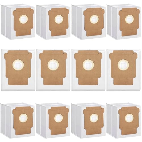 12 Pack Q0520 Vacuum Bags for iRobot Roomba Vacuum 2 Q0520 Essential Robot Vacuum Cleaner,Roomba 105 Combo/Vac,Plus 405 404 505 Combo Max 705 Vac,Max 705 Combo Robot,Disposable Auto-Empty Dust Bin Bag - color: 12 Pack Bags