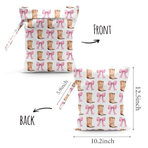 Cute Wet Dry Bag for Women Swimsuits Waterproof Cloth Diaper Bag for Baby - color: Boot 2