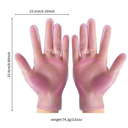 vodvob reusable silicone gloves, finger protectors for epoxy resin casting DIY crafts, household cleaning gloves - color: Purple