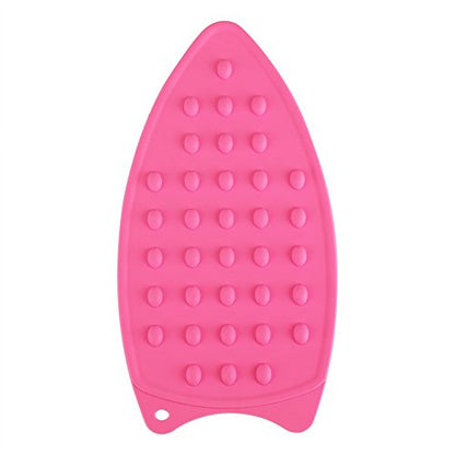 Silicone Rest Pad, Protective Surface for Mini Iron Pad Protection Ironing Rest (Rose red) - color: Rose Red