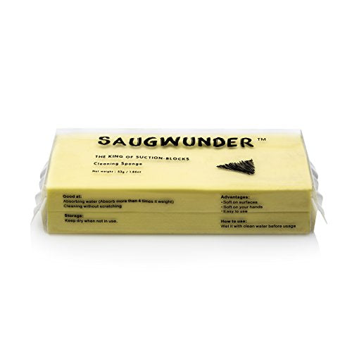 Cleaning Sponge Super Absorbent Water Durable ^~ You Know 17.5×7.5×3.5 cm[6.9 x 3 x 1.38 inches] Use for Household Clean Cars/Boats The dust and Dirt on Furnitures,Bathtubs&etc.(Yellow) - color: Yellow, size: 1X