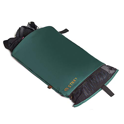 STNKY Bag Pro - Laundry Bags with Zips, Handles and Internal Mesh Bag for Travel, Yoga, Healthcare, Gym Kit, Laundry (Standard, Forest Green) - color: Forest Green, size: Standard
