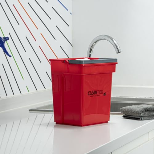 Restaurantware 4 qt Red Cleaning Bucket - color: Red, size: 4 Quarts
