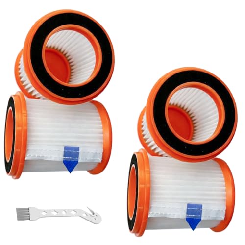 4 Pack HEPA Filters Compatible with Voweek VW-VC08 Cordless Vacuum, Washable Vacuum Filter Replacement for MOOSOO XL618 Pro Series