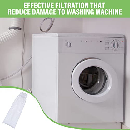 Shappy 24 Pack Washing Machine Lint Traps with Cable Ties (White) - color: White