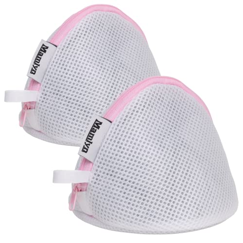 Mamlyn Mesh Bra Bags for Washing Machine, Lingerie wash Bags for Laundry - size: 2 Traingle