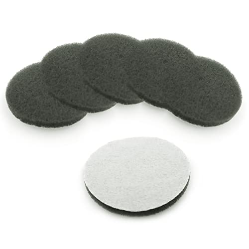 Heavy Duty Scour Pads, Non-Scratch Scrub Sponges, ULIFESTAR 5PCS Dish Scrubber Scouring Pads, Dual-Sided Reusable Household Scrub Pads for Dishes,Dish Cleaning Tool,Kitchen Scrubbers & Metal Grills - size: 121mm/5'1500grits