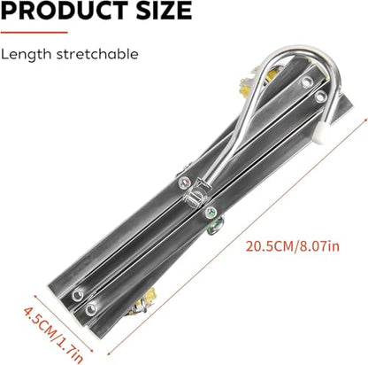 Drying Hanger, Hanging Drying Rack 2Pcs, Drip Hanger Stainless Steel with 10 Pegs for Laundry Underwear Socks, The Clips Release Quickly, Folding Portable - size: 2x Clothes Hanger(10 Pegs)