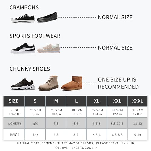SooGree Waterproof Rain Shoe Covers Rubber Shoe Boot Covers Not-Slip Reusable Rain Shoe Protectors Galoshes Overshoes for Man and Women Sand Control Rain Snow - color: White, size: XXXL