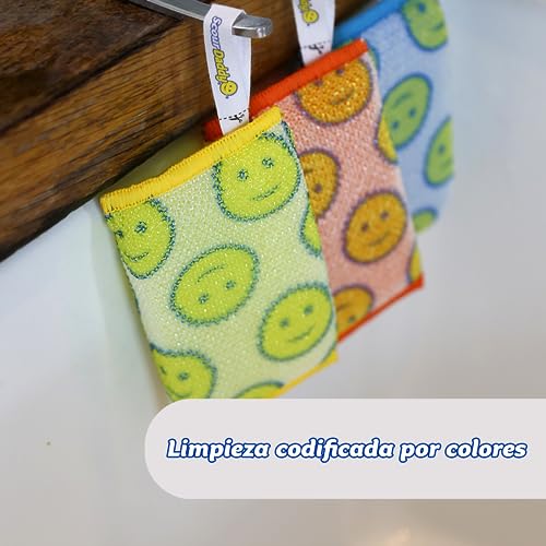 Scrub Daddy SCRDDY3CTX12 Scour Daddy - size: 3 pack