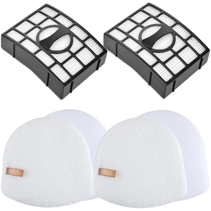 ZU560 UV730 Filters Compatible with Shark CU530 UV650 UV725 ZU561 ZU660 ZU572 ZD400 ZD201 Rotator Navigator Lift-Away Upright Vacuum. Part # XFFK560 XHEPA560 XFFKZD400 XHFZD400.