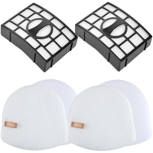 ZU560 UV730 Filters Compatible with Shark CU530 UV650 UV725 ZU561 ZU660 ZU572 ZD400 ZD201 Rotator Navigator Lift-Away Upright Vacuum. Part # XFFK560 XHEPA560 XFFKZD400 XHFZD400.