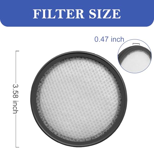 WC01 Filter Compatible with Vipsun & HOUSBRUSH U9 vacuum cleaner