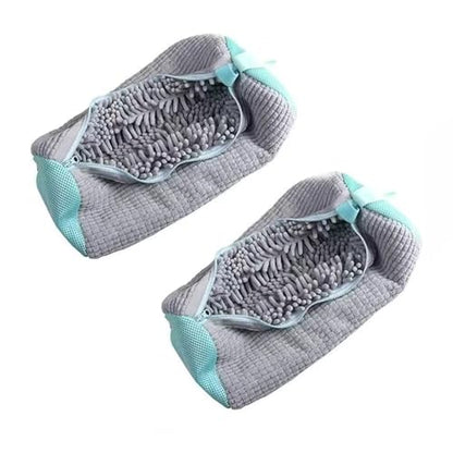 Shoe Washing Machine Bag: Laundry Shoe Bag for Washer and Dryer - 2pc Reusable Shoe Cleaning Bag for Sneaker Tennis Shoes Unstain Cleaner Kit(Grey,2pcs) - color: Grey