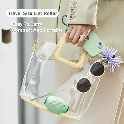 Consss Washable Reusable Lint Roller for Clothes, Lint Rollers for Pet Hair Extra Sticky, Dog Cat Pet Hair Remover for Clothes, Portable Travel Sticky Rollers for Dust Lint Hair