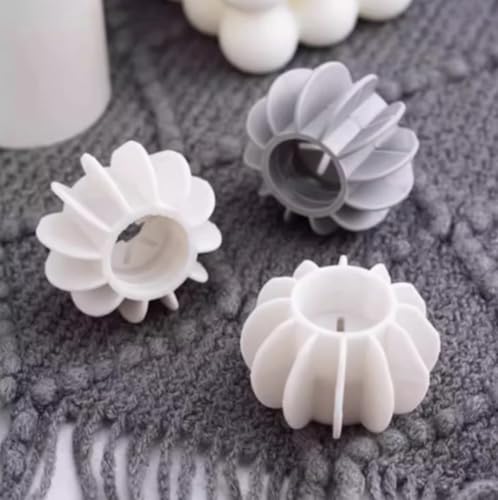Reusable Laundry Dryer Balls Pack of 12 – Spiky Anti-Static Fabric Softener Balls for Washer & Dryer – Eco-Friendly Wrinkle-Reducing Laundry Balls