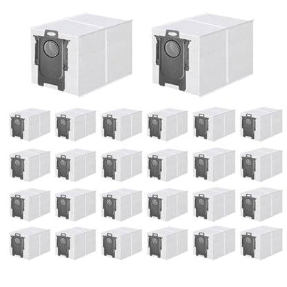 26 Pack Dust Bags for Roborock Qrevo S Pro, QV 35A,Qrevo S5V - size: 26 Pack