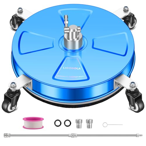 LidoDola 16'' Pressure Washer Surface Cleaner Blue, Power Washer Accessory - size: 16 INCH BLUE