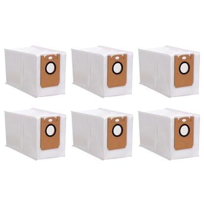 Dust Bags Replacement for Tikom L8000 Plus/Medion X20 SW+ MD 11415 Robot Vacuum Cleaner, Disposable Large Capacity Vacuum Bags Accessories - 6 Pack - color: 6 Pack