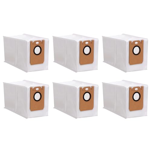 Dust Bags Replacement for Tikom L8000 Plus/Medion X20 SW+ MD 11415 Robot Vacuum Cleaner, Disposable Large Capacity Vacuum Bags Accessories - 6 Pack - color: 6 Pack