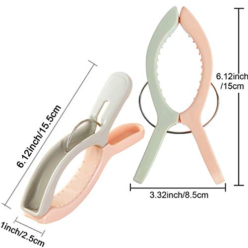 10 Pack Beach Towel Clips for Beach Chairs - color: 10 Pack-2 Color
