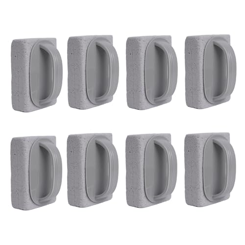 8PCS Hand-Held Pumice Cleaning Stone,Pool Pumice Stone for Cleaning with Handle,Replacement Pools Tile Cleaner Block for Swimming Pools Spa Tile Sink Grout Concrete - color: 8pcs