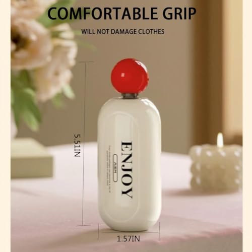 1pcs Lint Roller, Sticky Lint Roller, 2 In1 Washable Lint Remover，Reusable Portable Mini Travel Sticky Roller，Furniture,Clothes,Hair Removers for Dog and Cat (White)