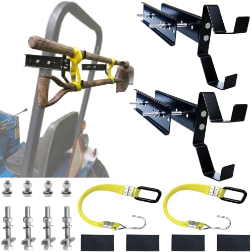 Tractor ROPS Tool Holder 2PC Universal Heavy Duty Tractor Tool Carrier Rack