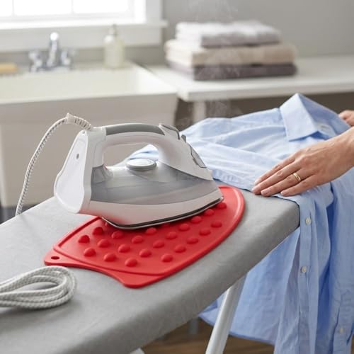 10.6x5.5 Inch Silicone Ironing Mat for Hot Iron Reusable Foldable Heat Resistancs Non-Slip Pad Food Grade Silicone Rest Pad for Table Protection